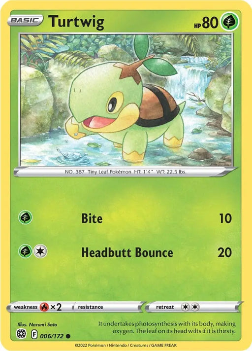Turtwig (006/172) [Sword & Shield: Brilliant Stars] - Pokemon Single