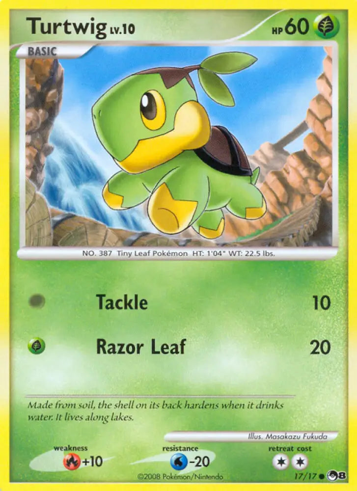 Turtwig (17/17) [POP Series 8] - Pokemon Single