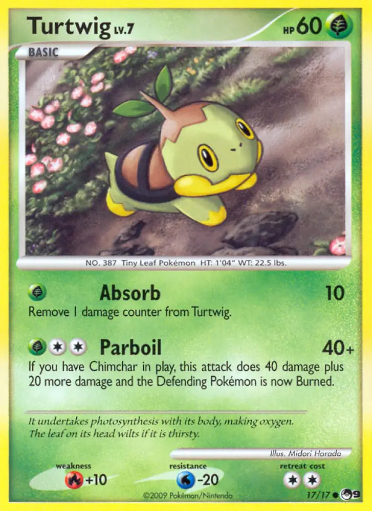 Turtwig (17/17) [POP Series 9] - Pokemon Single