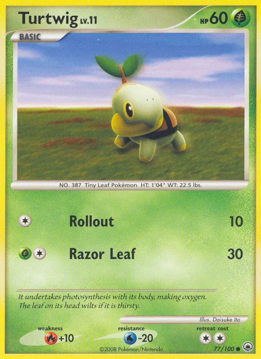 Turtwig (77/100) [Diamond & Pearl: Majestic Dawn] - Pokemon Single