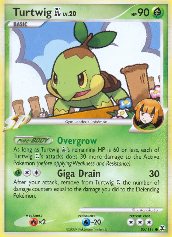 Turtwig GL (85/111) [Platinum: Rising Rivals] - Pokemon Single