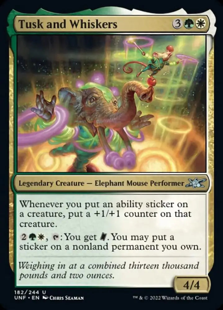Tusk and Whiskers [Unfinity] - MTG Single