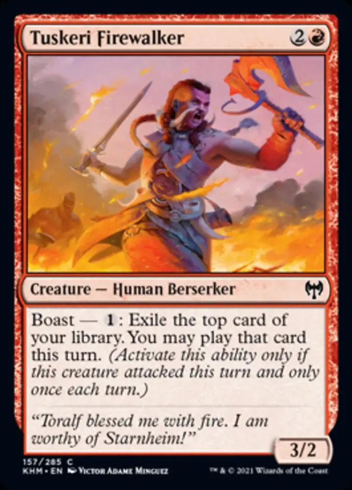 Tuskeri Firewalker [Kaldheim] - MTG Single
