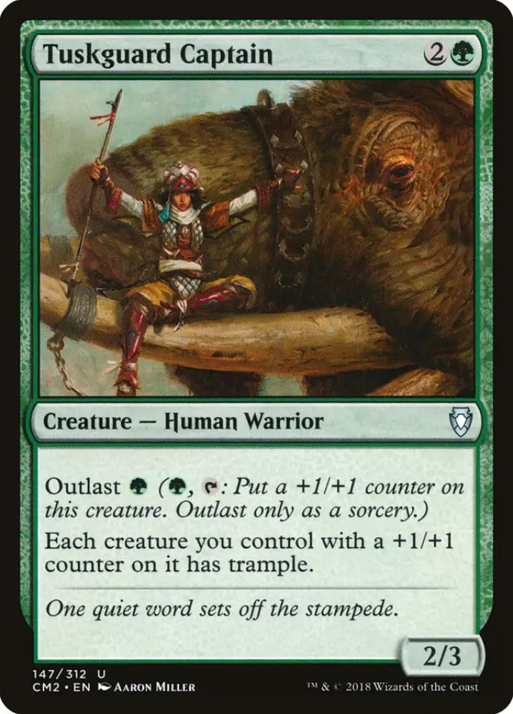 Tuskguard Captain [Commander Anthology Volume II] - MTG Single