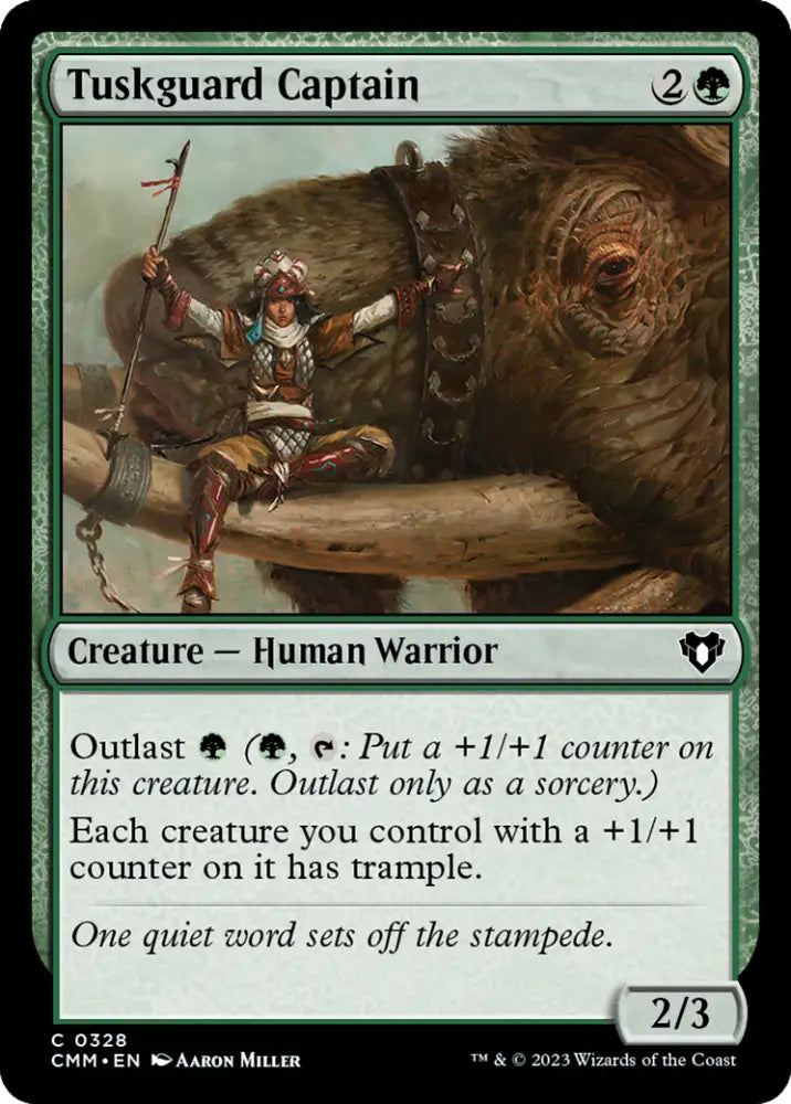 Tuskguard Captain [Commander Masters] - MTG Single