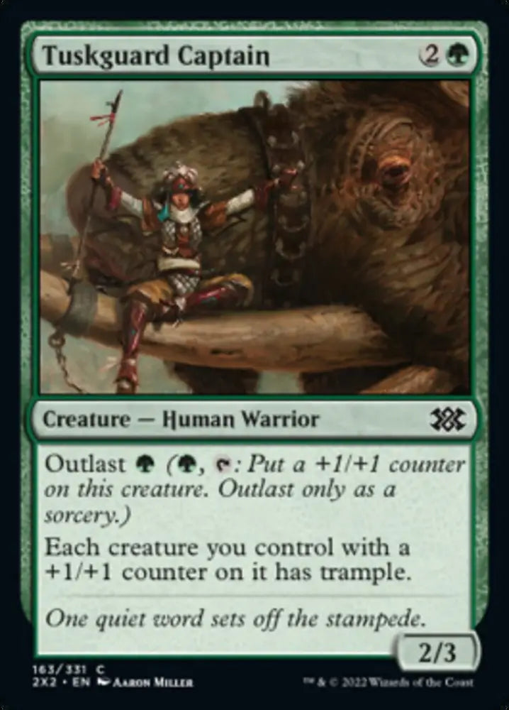 Tuskguard Captain [Double Masters 2022] - MTG Single