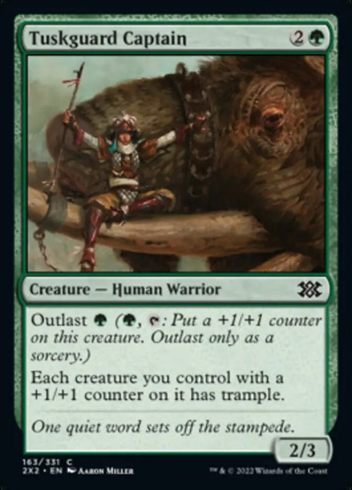Tuskguard Captain [Double Masters 2022] - MTG Single