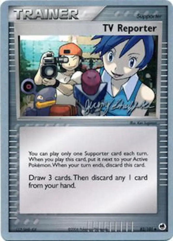 TV Reporter (82/101) (Rambolt - Jeremy Scharff-Kim) [World Championships 2007] - Pokemon Single
