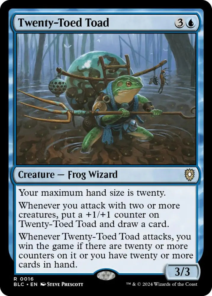 Twenty-Toed Toad [Bloomburrow Commander] - MTG Single