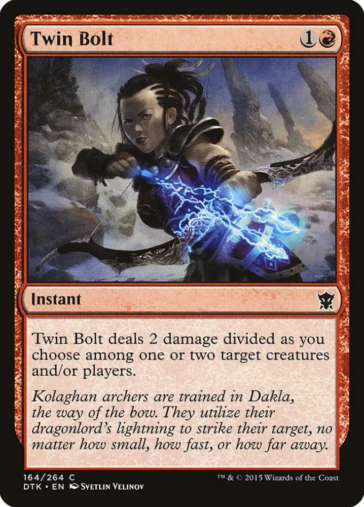 Twin Bolt [Dragons of Tarkir] - MTG Single