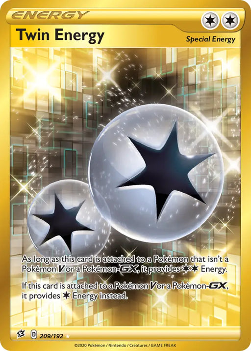 Twin Energy (209/192) [Sword & Shield: Rebel Clash] - Pokemon Single