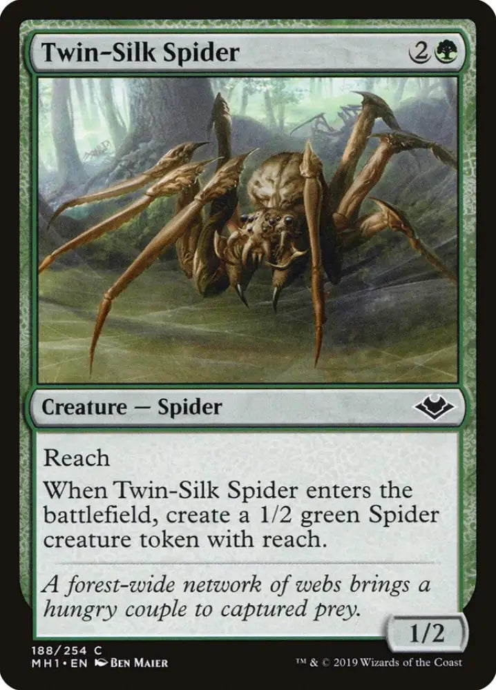 Twin-Silk Spider [Modern Horizons] - MTG Single