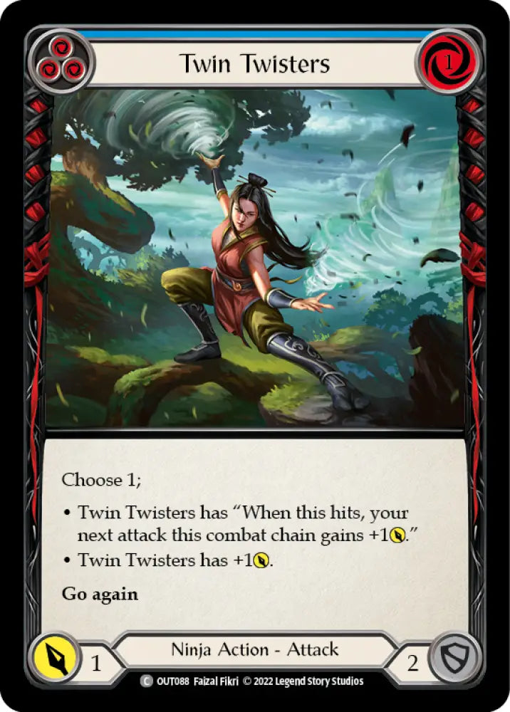 Twin Twisters (Blue) [Outsiders] - Flesh And Blood Single