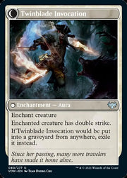 Twinblade Geist // Twinblade Invocation [Innistrad: Crimson Vow] - MTG Single