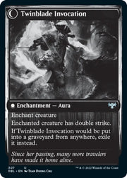 Twinblade Geist // Twinblade Invocation [Innistrad: Double Feature] - MTG Single