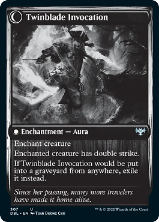 Twinblade Geist // Twinblade Invocation [Innistrad: Double Feature] - MTG Single