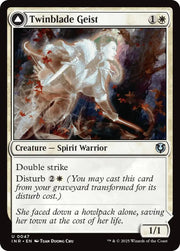Twinblade Geist // Twinblade Invocation [Innistrad Remastered] - MTG Single