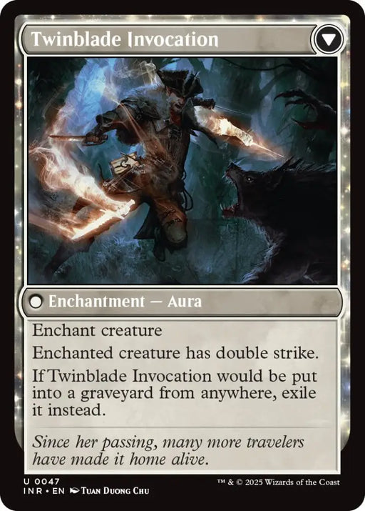 Twinblade Geist // Twinblade Invocation [Innistrad Remastered] - MTG Single