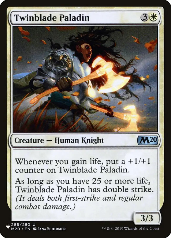 Twinblade Paladin [The List] - MTG Single