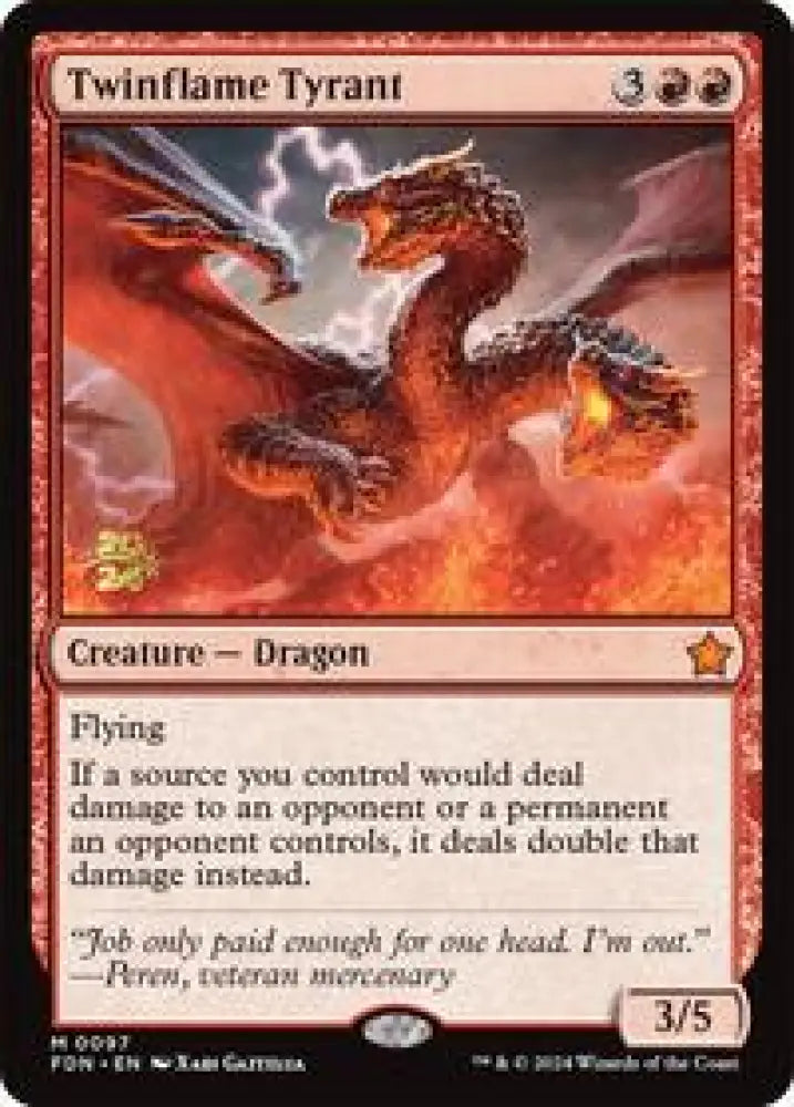 Twinflame Tyrant (97) [Prerelease Cards]