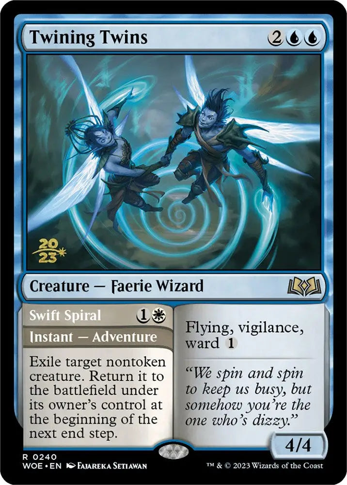Twining Twins // Swift Spiral (Promo Pack) [Wilds of Eldraine Promos] - MTG Single
