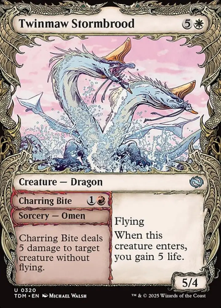 Twinmaw Stormbrood // Charring Bite (320) [Tarkir: Dragonstorm]