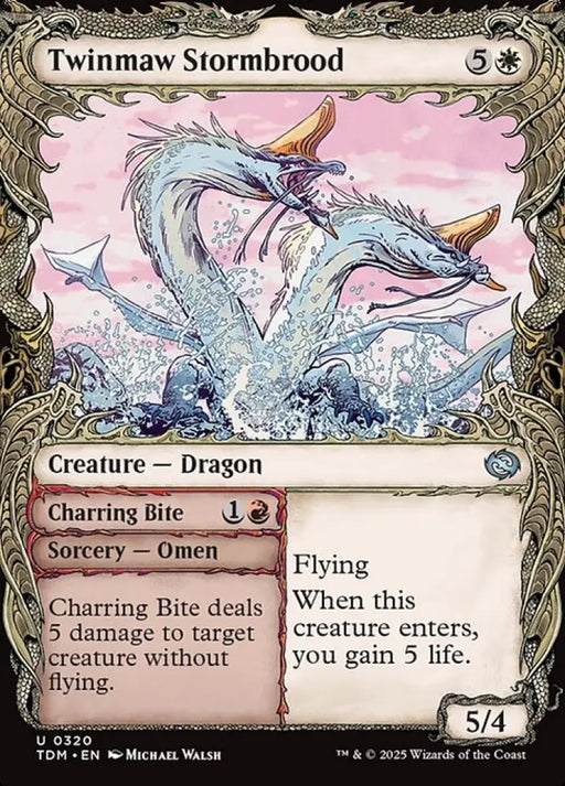 Twinmaw Stormbrood // Charring Bite (320) [Tarkir: Dragonstorm]