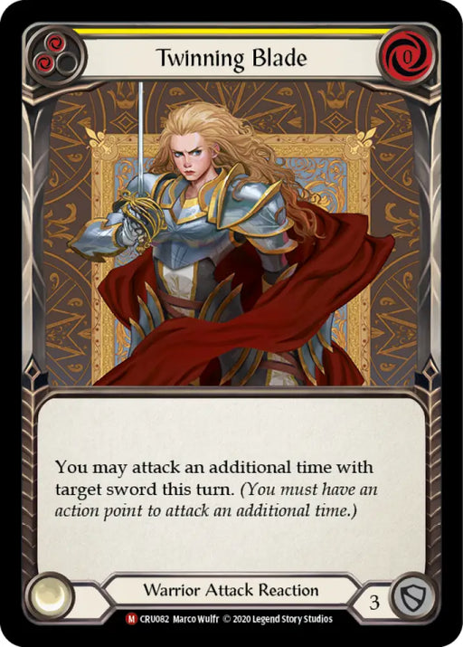 Twinning Blade [Crucible of War 1st Edition] 1st Edition Normal - Flesh And Blood Single