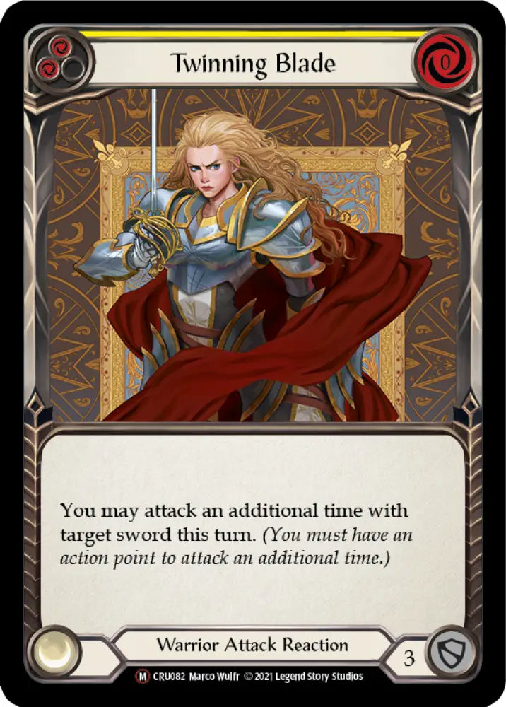 Twinning Blade [Crucible of War Unlimited] Unlimited Rainbow Foil - Flesh And Blood Single