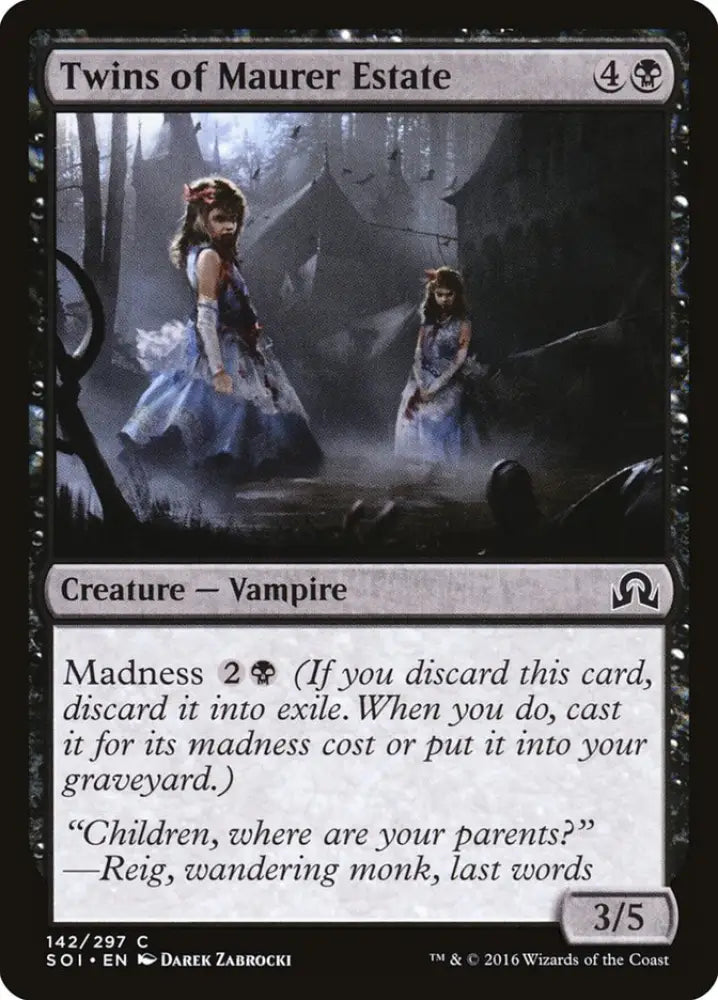 Twins of Maurer Estate [Shadows over Innistrad] - MTG Single