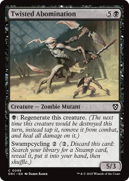 Twisted Abomination [Aetherdrift Commander] - MTG Single