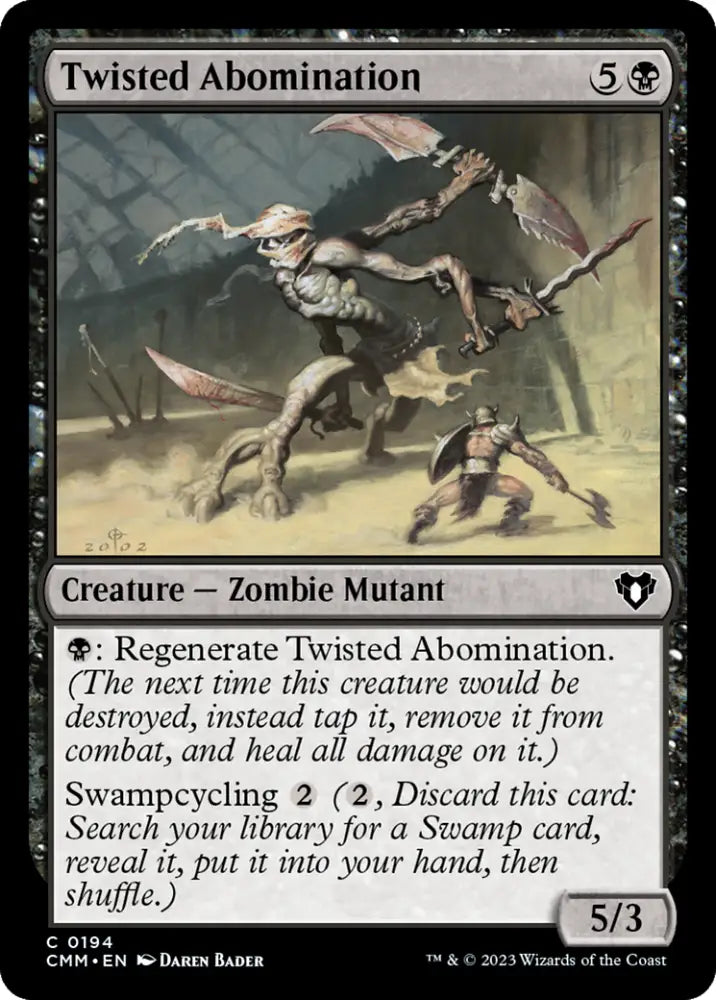 Twisted Abomination [Commander Masters] - MTG Single