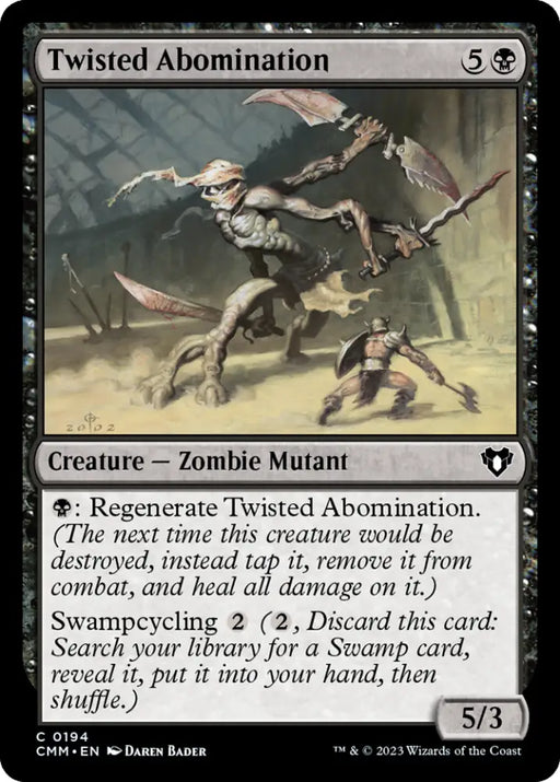 Twisted Abomination [Commander Masters] - MTG Single