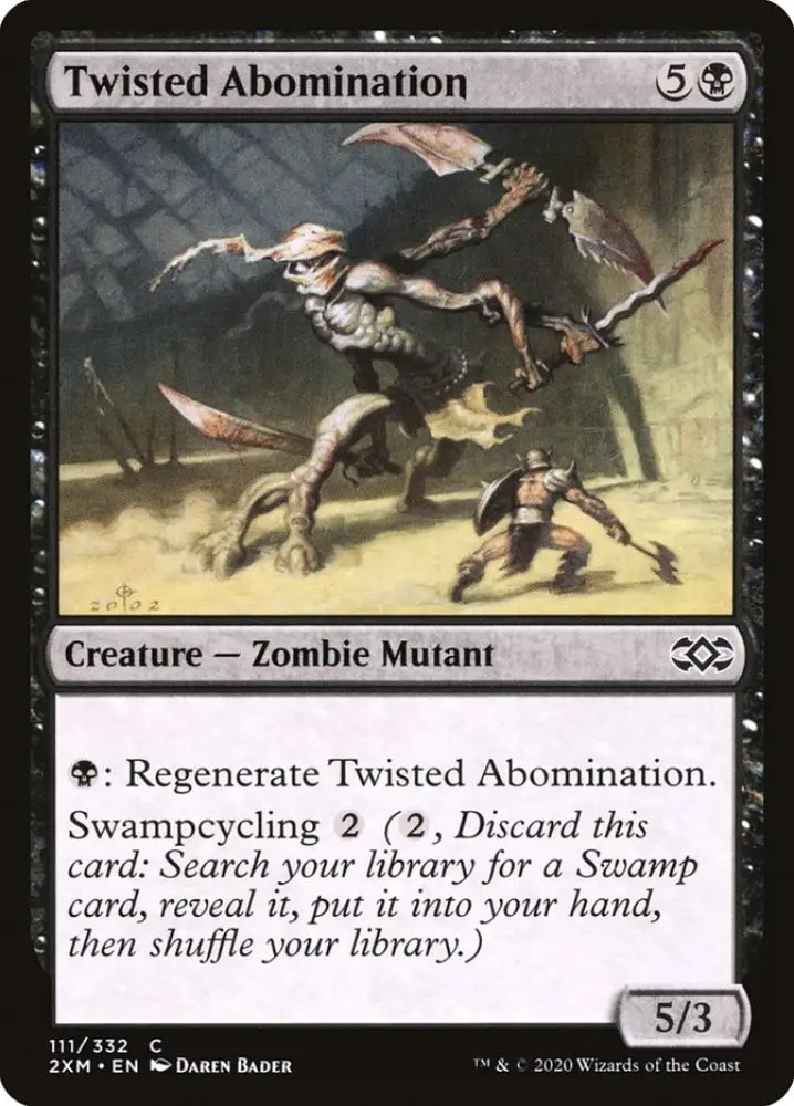 Twisted Abomination [Double Masters] - MTG Single