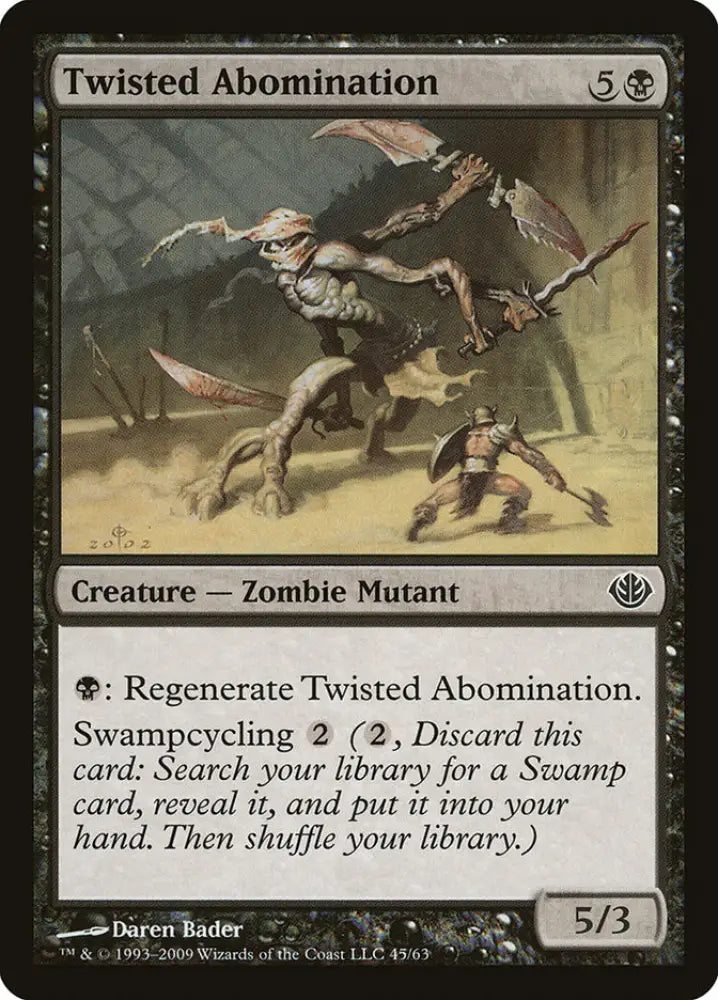 Twisted Abomination [Duel Decks: Garruk vs. Liliana] - MTG Single