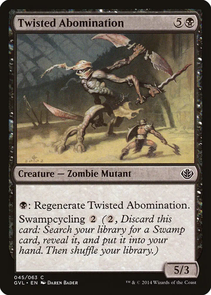 Twisted Abomination (Garruk vs. Liliana) [Duel Decks Anthology] - MTG Single