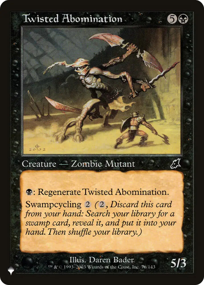 Twisted Abomination [The List] - MTG Single