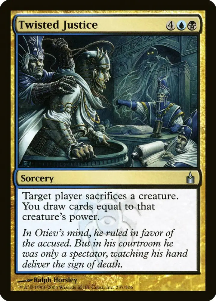 Twisted Justice [Ravnica: City of Guilds] - MTG Single