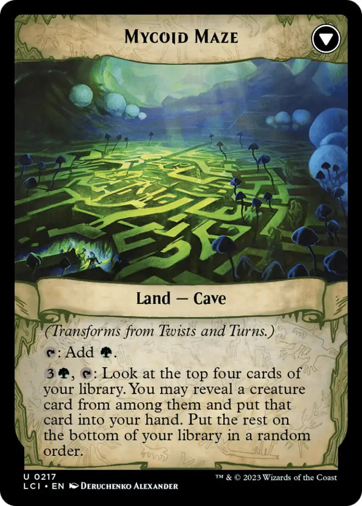 Twists and Turns // Mycoid Maze [The Lost Caverns of Ixalan] - MTG Single