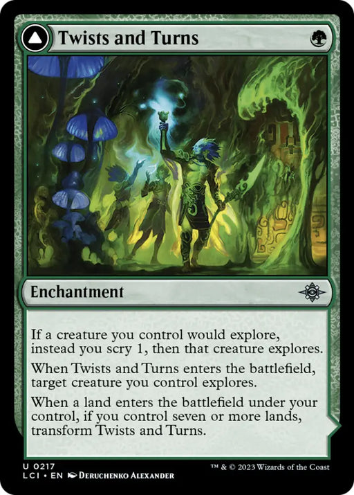 Twists and Turns // Mycoid Maze [The Lost Caverns of Ixalan] - MTG Single