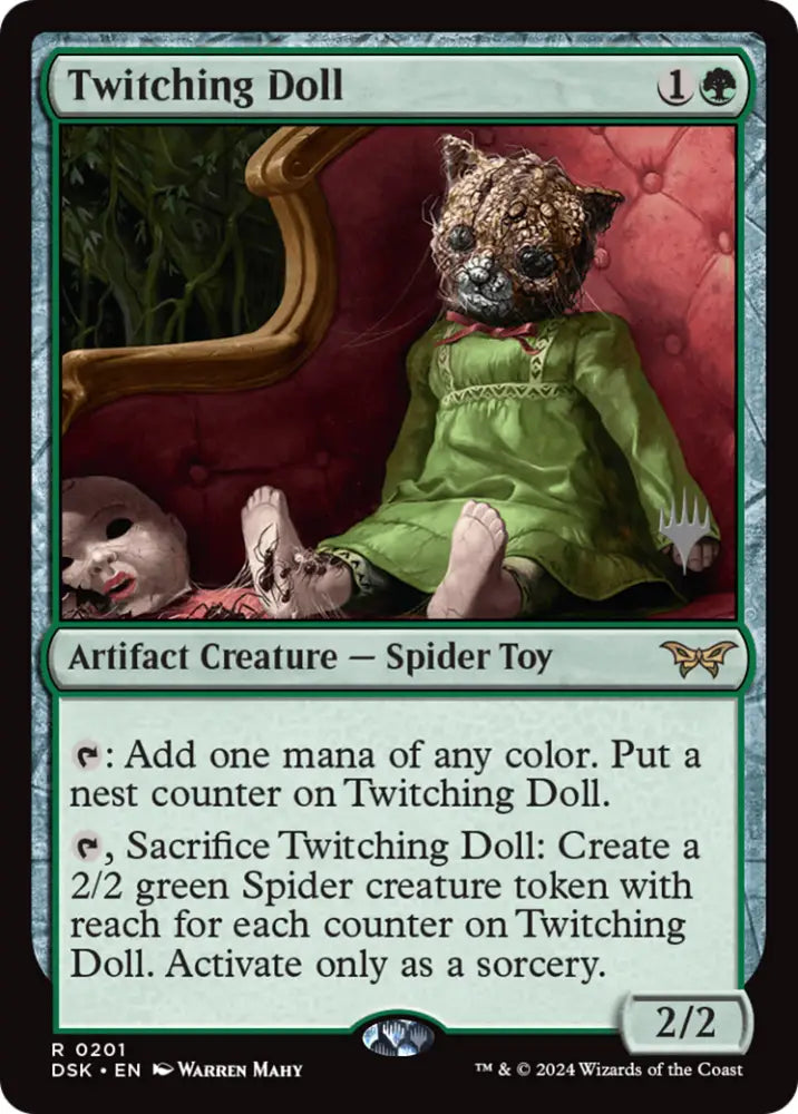 Twitching Doll (Promo Pack) [Duskmourn: House of Horror Promos] - MTG Single