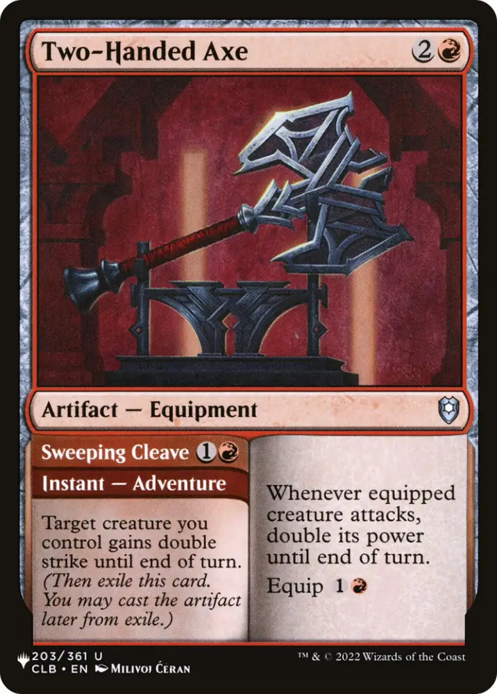 Two-Handed Axe [The List] - MTG Single