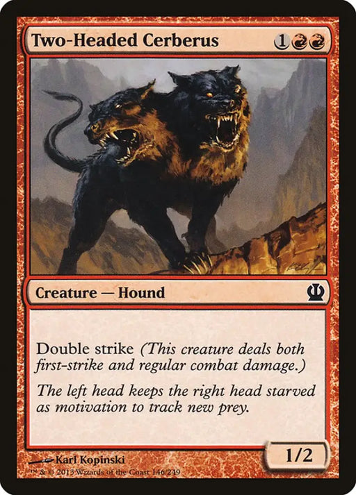 Two-Headed Cerberus [Theros] - MTG Single