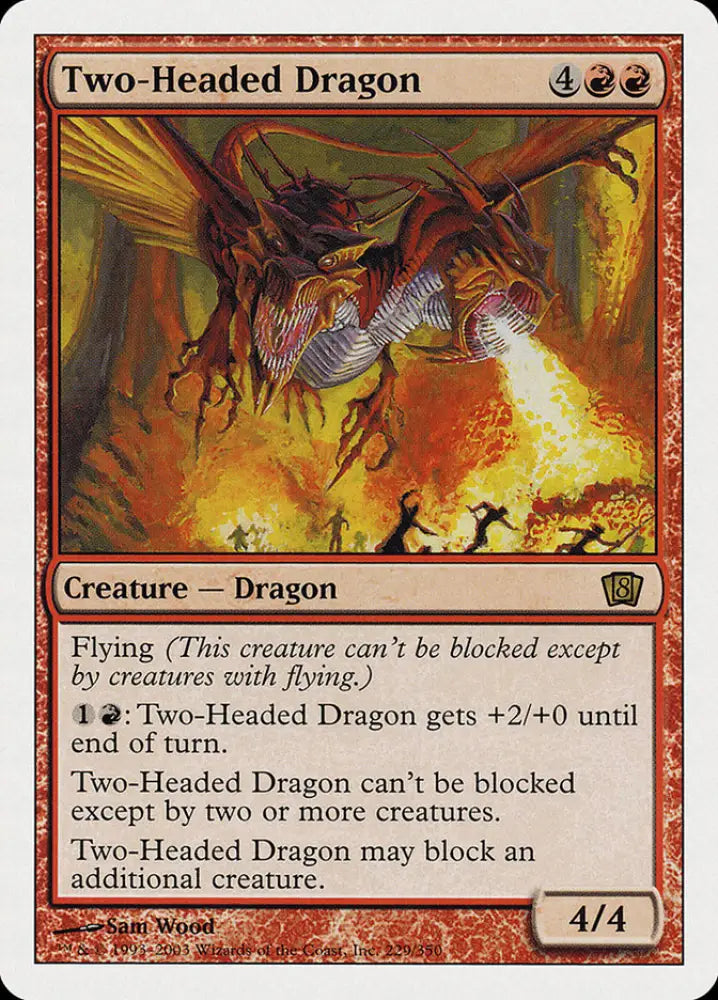 Two-Headed Dragon (229) [Eighth Edition] - MTG Single