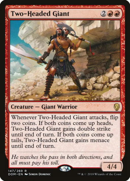 Two-Headed Giant [Dominaria] - MTG Single