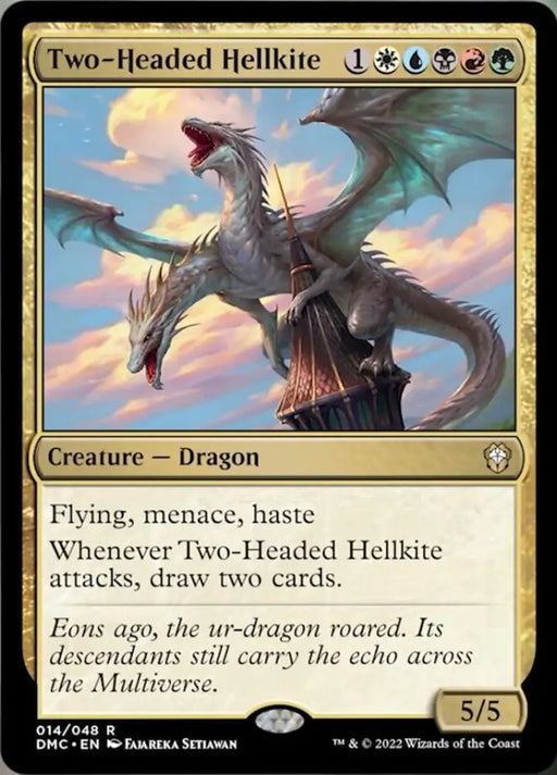 Two-Headed Hellkite [Dominaria United Commander] - MTG Single