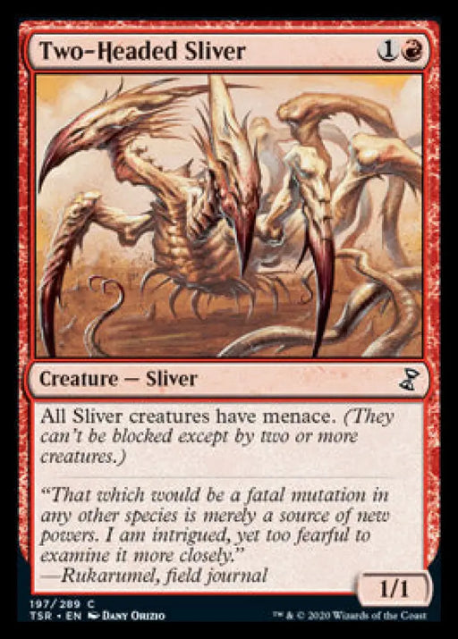 Two-Headed Sliver [Time Spiral Remastered] - MTG Single