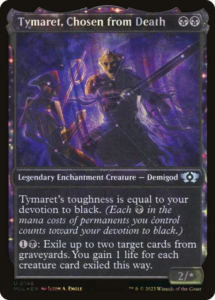Tymaret Chosen from Death (Halo Foil) [Multiverse Legends] - MTG Single