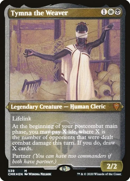 Tymna the Weaver (Etched) [Commander Legends] - MTG Single