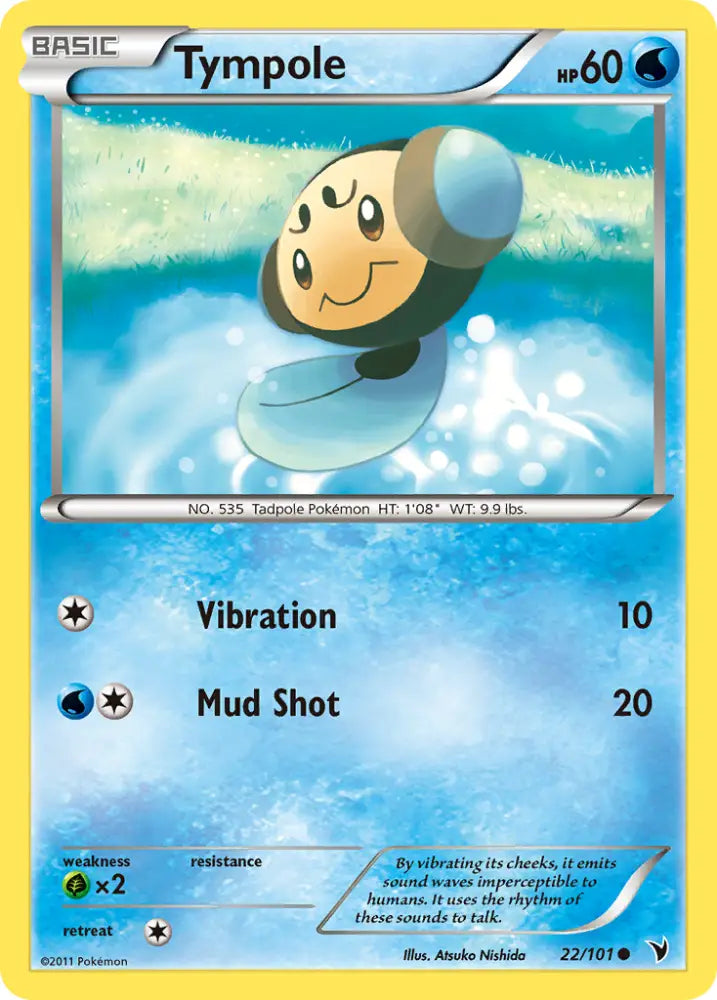 Tympole (22/101) [Black & White: Noble Victories] - Pokemon Single